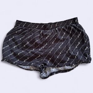 PINK Victoria's Secret Black & White Boxer Shorts